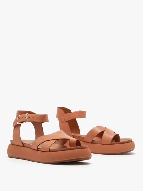 Sandalen Uit Leder Inuovo Groen accessoires A96002 ander zicht 2