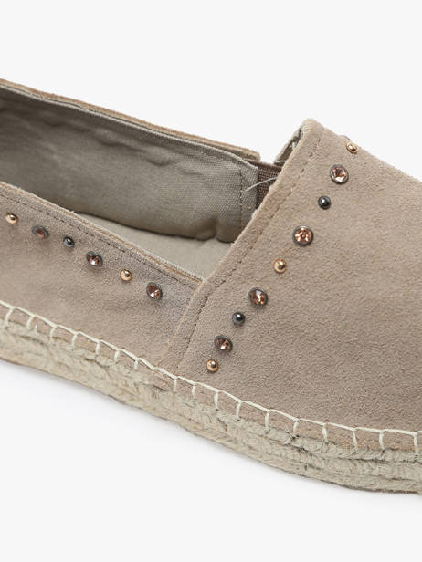 Espadrilles Uit Leder Colors of california Beige women HCESPA10 ander zicht 1