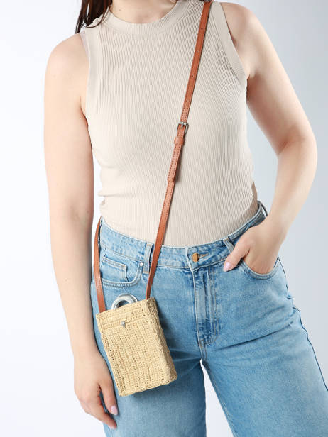 Cross Body Tas L'atelier Du Crochet Le voyage en panier Wit l'atelier du crochet AM776 ander zicht 1