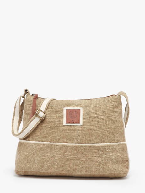 Cross Body Tas Naturel Le voyage en panier Beige naturel PM808