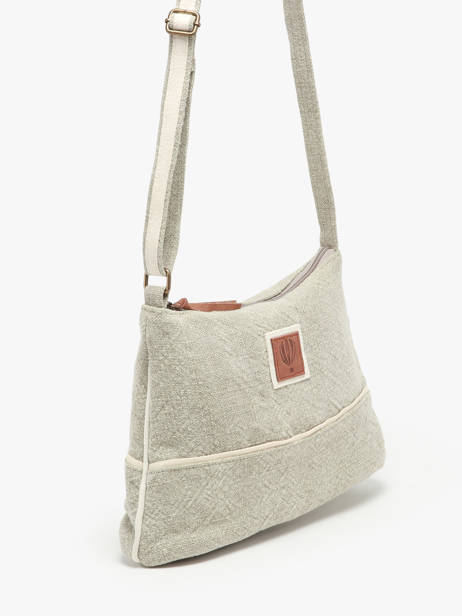 Cross Body Tas Naturel Le voyage en panier Beige naturel PM808 ander zicht 2