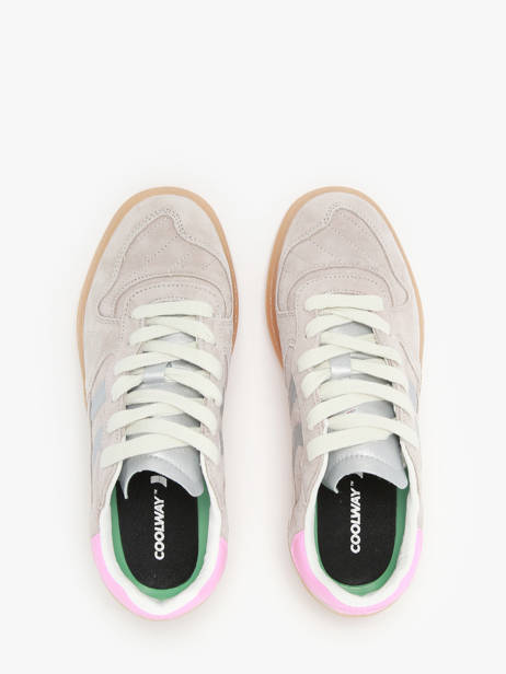 Sneakers Goal Uit Leder Coolway Bruin accessoires 7604848 ander zicht 3