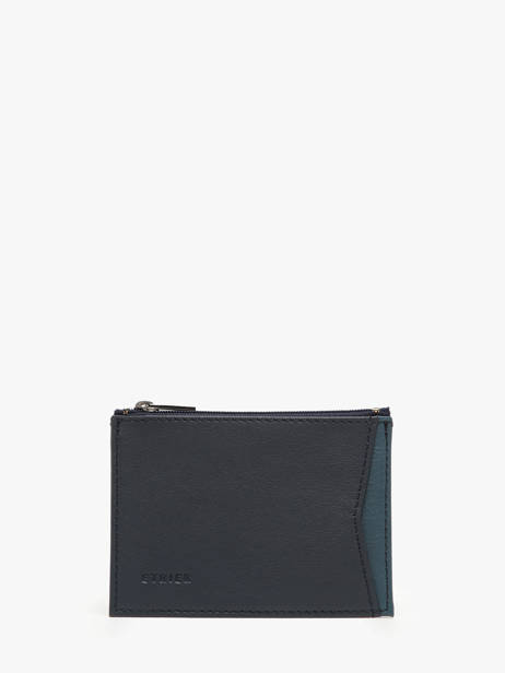 Kaarthouder Met Portemonnee Cadence Leder Etrier Blauw cadence ECAD5012