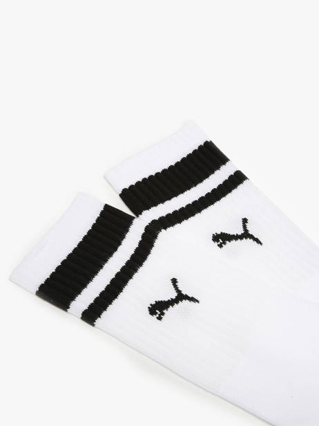Set Van 2 Paar Sokken  Puma Wit socks 10000950 ander zicht 1