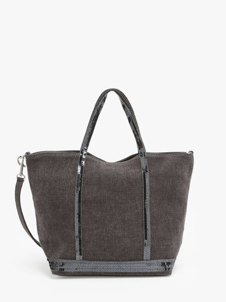 Handtas Cabas Linnen En Pailletten Vanessa bruno Grijs cabas lin 31V40435