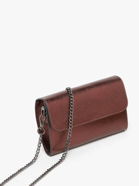 Cross Body Tas Nine Leder Milano Bruin nine NI23064N ander zicht 2