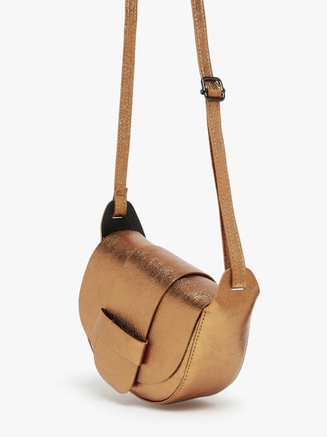 Cross Body Tas Nine Leder Milano Goud nine NI24064 ander zicht 2