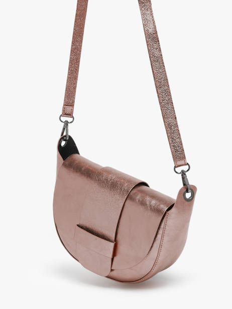 Cross Body Tas Nine Leder Milano Bruin nine NI24065 ander zicht 2