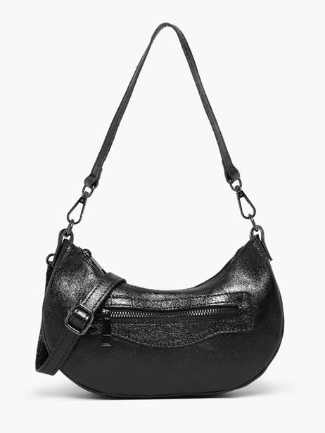 Schoudertas Nine Leder Milano Zwart nine NI24061