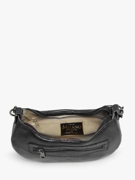 Schoudertas Nine Leder Milano Zwart nine NI24061 ander zicht 3