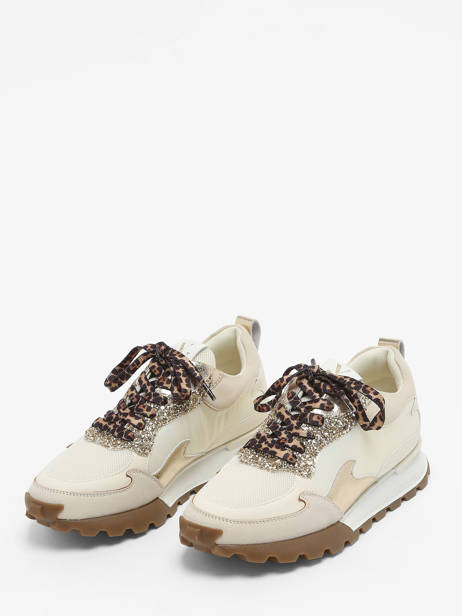 Sneakers Louisa Vanessa wu Beige women BK2700BG ander zicht 2