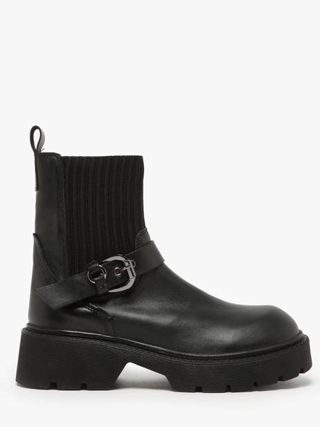Enkellaarsjes Uit Leder Inuovo Zwart women 753428