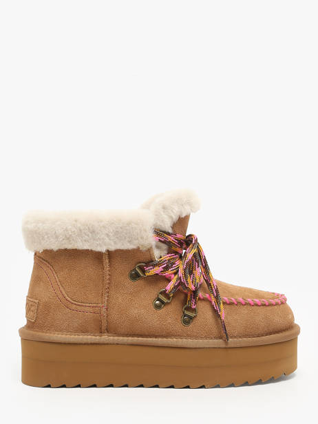 Enkellaarsjes Platform Colors of california Bruin women CYWPLA05