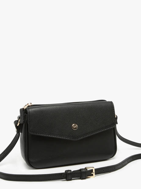 Cross Body Tas Luna Leder Hexagona Zwart luna 6820083 ander zicht 2