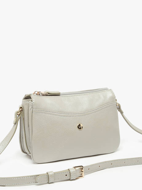 Cross Body Tas Luna Leder Hexagona Zilver luna 6820086 ander zicht 2