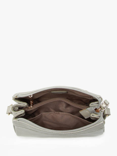 Cross Body Tas Luna Leder Hexagona Zilver luna 6820086 ander zicht 3