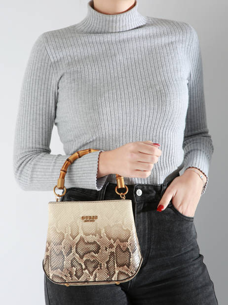 Cross Body Tas Eire Polyurethaan Guess Beige eire KO951501 ander zicht 1