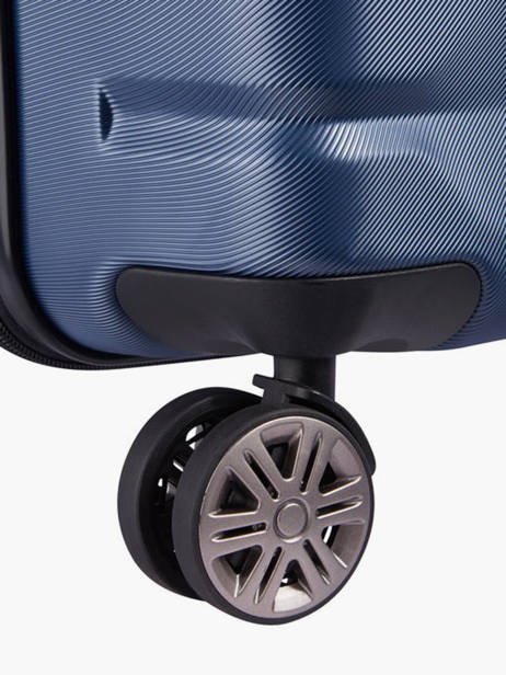 Harde Reiskoffer Air Armour Delsey Blauw air armour 3866-820 ander zicht 2