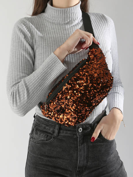 Heuptasje Pieces Oranje stephania sequins 17153225 ander zicht 1