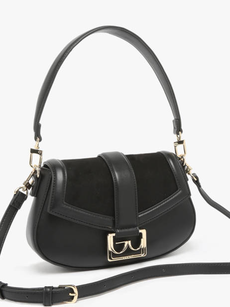 Cross Body Tas Isabella Suede By byblos Zwart isabella suede BS06A03S ander zicht 2