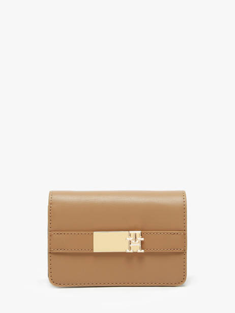 Portefeuille Tommy hilfiger Bruin th heritage AW16916