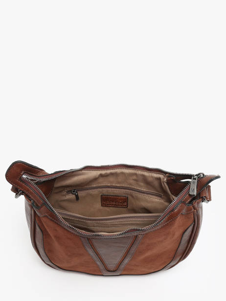 Cross Body Tas Winter Velvet Miniprix Bruin winter velvet 3663 ander zicht 2