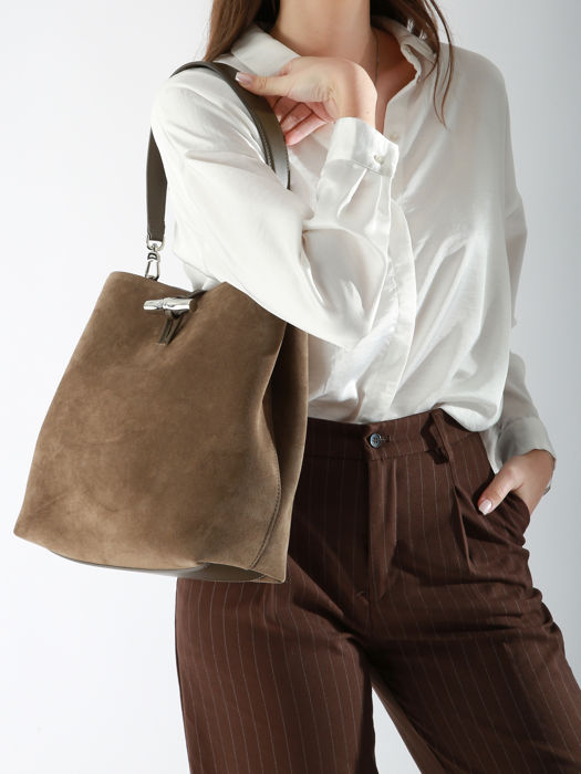 Longchamp Le roseau velvet Longchamp Groen