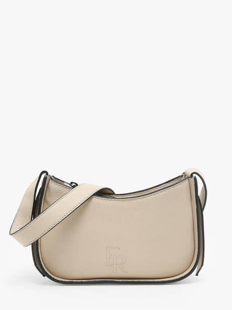 Cross Body Tas Foudre Leder Etrier Beige foudre EFOD089S