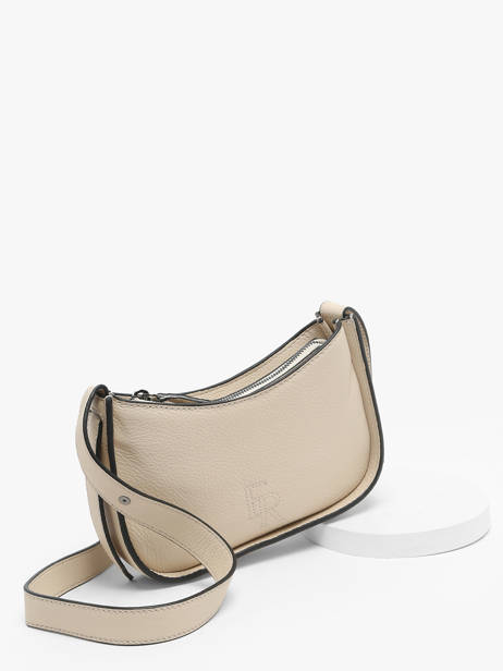 Cross Body Tas Foudre Leder Etrier Beige foudre EFOD089S ander zicht 2