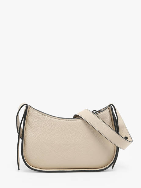 Cross Body Tas Foudre Leder Etrier Beige foudre EFOD089S ander zicht 4