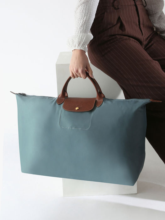 Longchamp Le pliage original Reistassen Blauw