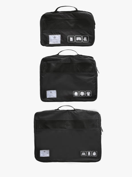 Reistasje Snowball Zwart travel 38028