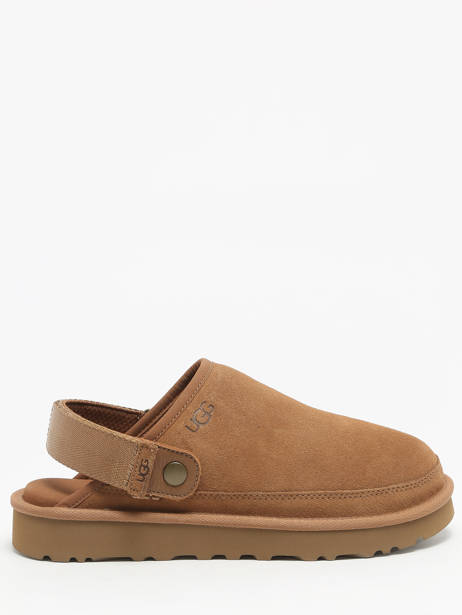 Slippers Goldencoast Clog Uit Leder Ugg Bruin men 1166915