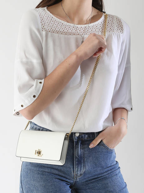 Cross Body Tas Dryden Leder Lauren ralph lauren Wit dryden 32915377 ander zicht 1