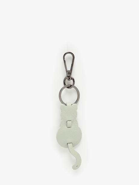 Sleutelhanger Kat Leder Milano Groen caviar CA24125