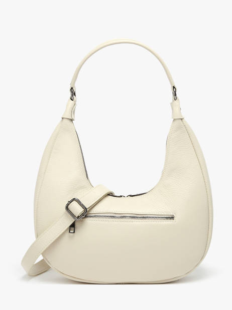 Schoudertas Caviar Leder Milano Beige caviar CA24121 ander zicht 4