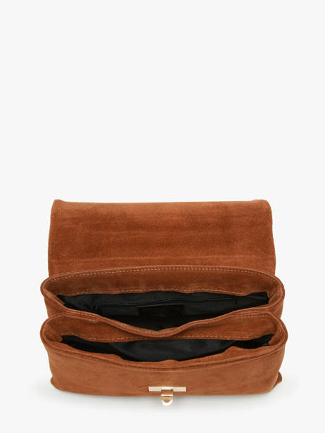 Cross Body Tas Velvet Caviar Leder Milano Bruin velvet caviar VC24115 ander zicht 3