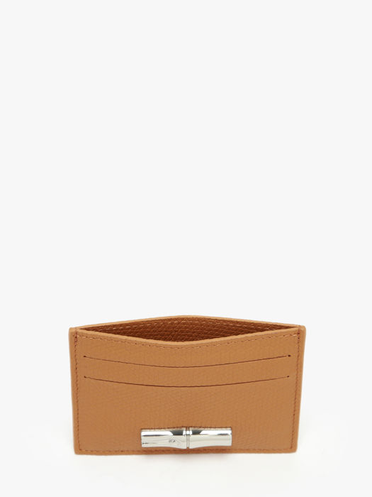 Longchamp Le roseau Kredietkaarthouder Bruin