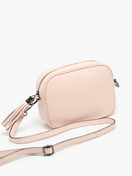 Cross Body Tas Caviar Leder Milano Roze caviar CA2006N ander zicht 2