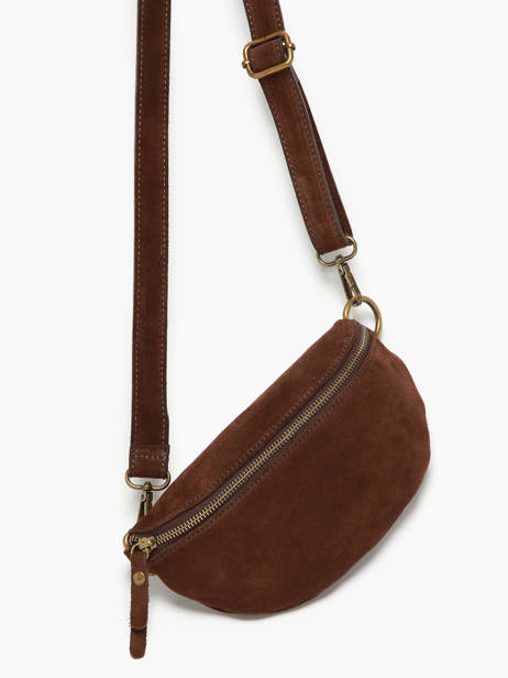 Heuptasje Milano Bruin velvet VE19091 ander zicht 2