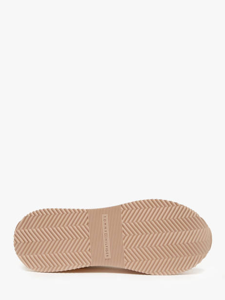 Sneakers Uit Leder Tommy hilfiger Wit women 84750K4 ander zicht 5