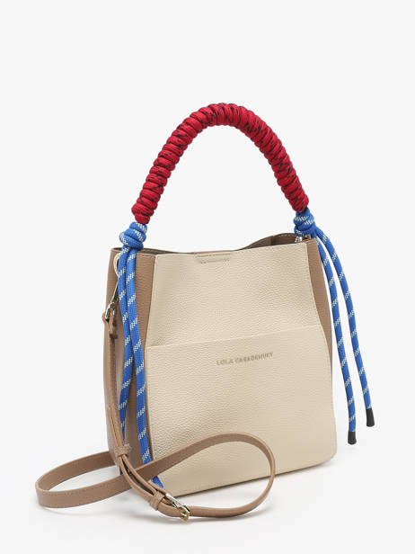 Schoudertas Tresse Lola casademunt Beige tresse 63 ander zicht 2