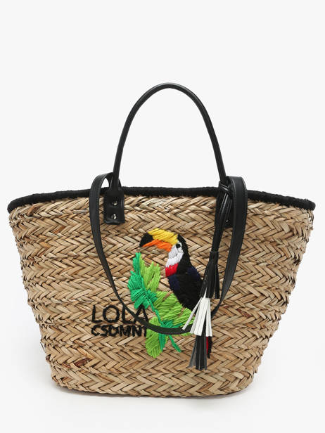 Schoudertas Panier Stro Lola casademunt Bruin panier 89