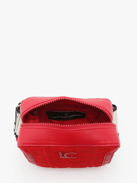 Cross Body Tas Logo Lola casademunt Rood logo 43 ander zicht 3