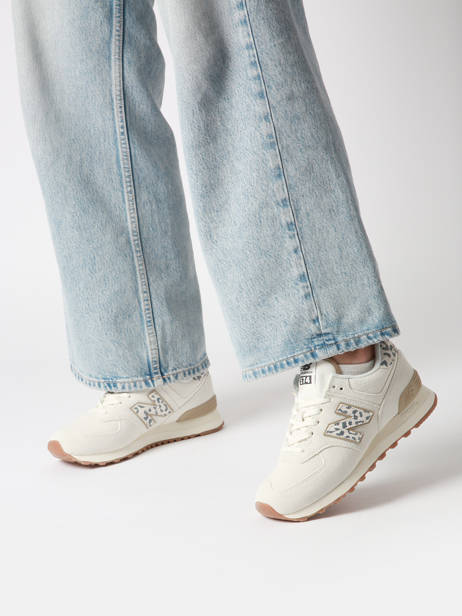 Sneakers 574 New balance Beige women WL574XDE ander zicht 1