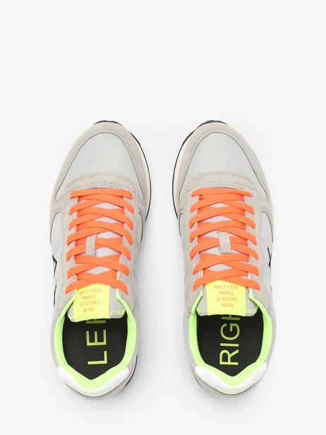 Sneakers Tom Fluo Sun68 Grijs men Z35102 ander zicht 4