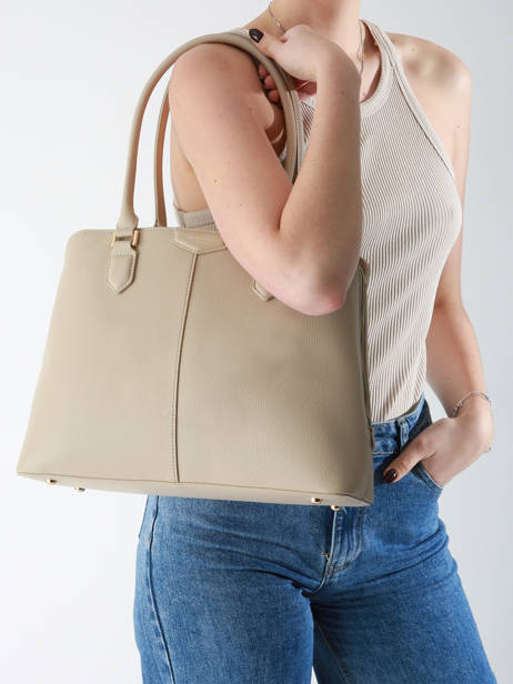 Schoudertas Paris David jones Beige paris CM7466 ander zicht 1