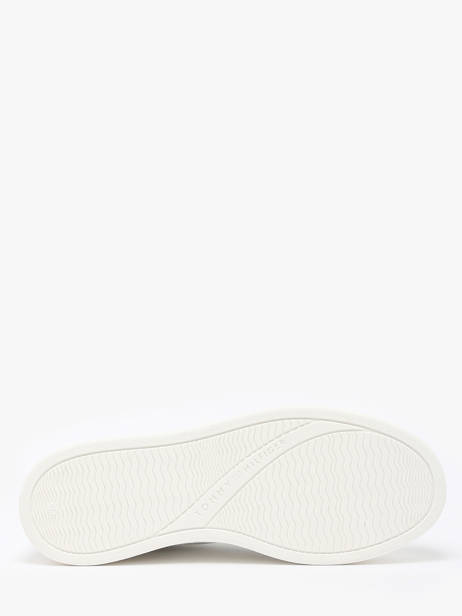 Sneakers Uit Leder Tommy hilfiger Wit women 8800YBS ander zicht 5