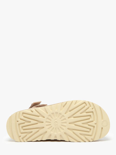 Slippers Uit Leder Ugg Beige women 1138252 ander zicht 4