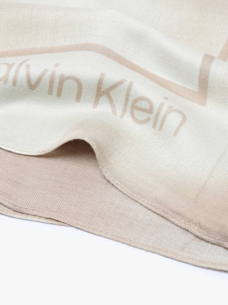 Foulard Calvin klein jeans Beige rtw K612973 ander zicht 1